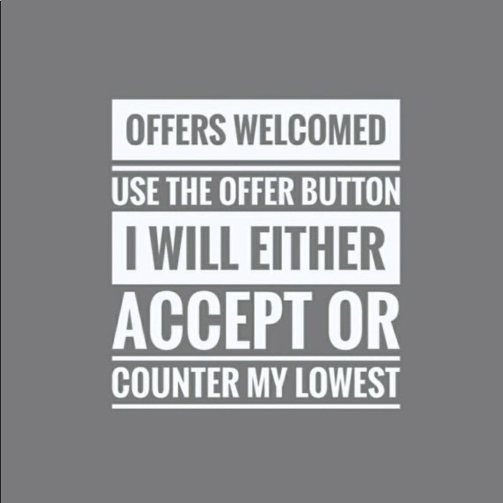 Offers Welcome!